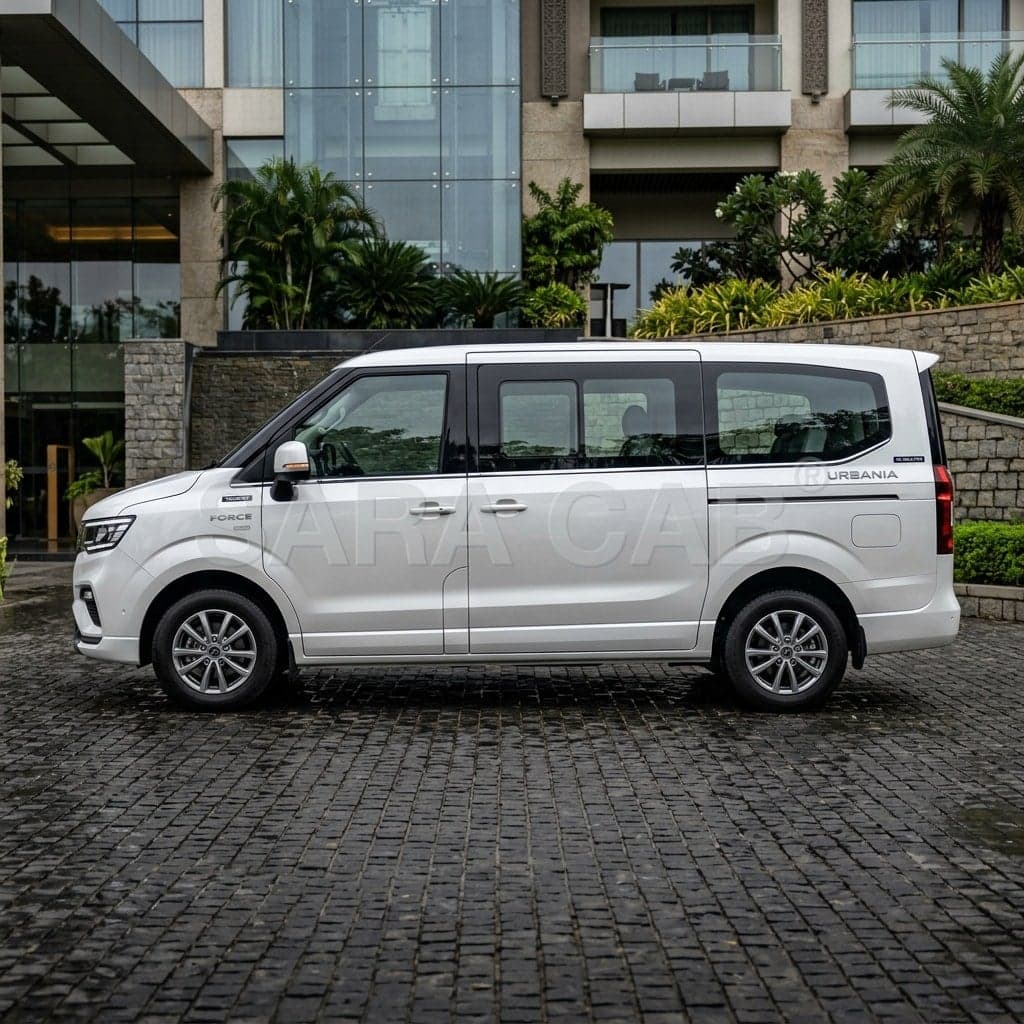 Force Urbania 10 Seater Rental — 9 + 1 chauffeur-driven van